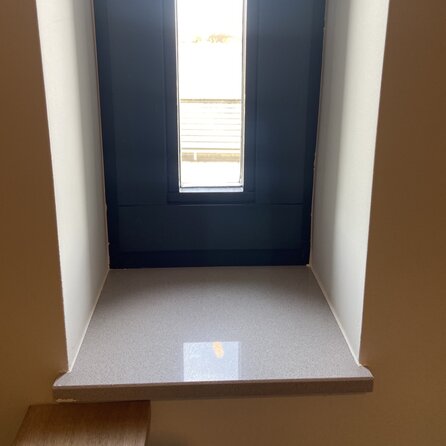 Muster / Materialmuster - Marmorkomposit poliert - Hellgrau - 10x5x2 cm - Kunststein (Komposit) - Agglo Marmor / Gussmarmor Muster / Materialmuster - Marmorkomposit poliert - Hellgrau - 10x5x2 cm - Kunststein (Komposit) - Agglo Marmor / Gussmarmor