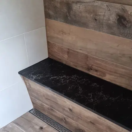 Muster / Materialmuster - Quarz-Komposit poliert - Marmor Optik Schwarz - 10x5x2 cm - Kunststein (Komposit) - Quartskomposit / Quarzverbund Muster / Materialmuster - Quarz-Komposit poliert - Marmor Optik Schwarz - 10x5x2 cm - Kunststein (Komposit) - Quartskomposit / Quarzverbund