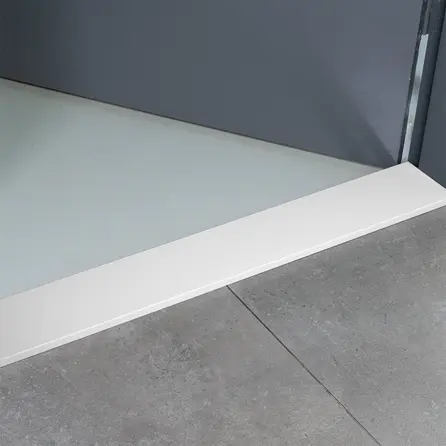 Türschwelle innen - Marmorkomposit - leicht geschliffen - matt weiß - 2 cm stark - Bodenschwelle Innentür - Kunststein / Komposit - Agglo Marmor / Gussmarmor - Nach Maß Türschwelle innen - Marmorkomposit - leicht geschliffen - matt weiß - 2 cm stark - Bodenschwelle Innentür - Kunststein / Komposit - Agglo Marmor / Gussmarmor - Nach Maß