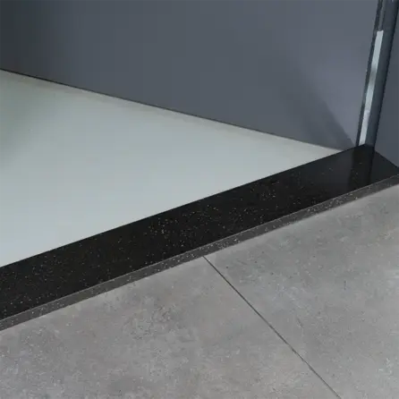 Türschwelle innen - Quarz-Komposit poliert - Schwarz Sprenkel - 2 cm stark - Bodenschwelle Innentür - Kunststein / Komposit - Quartskomposit / Quarzverbund - Nach Maß Türschwelle innen - Quarz-Komposit poliert - Schwarz Sprenkel - 2 cm stark - Bodenschwelle Innentür - Kunststein / Komposit - Quartskomposit / Quarzverbund - Nach Maß