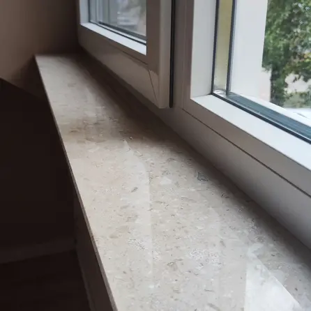 Fensterbank innen - Marmorkomposit poliert - Perlato - 2 cm stark - Innenfensterbänke (Fenstersims) Kunststein / Komposit - Agglo Marmor / Gussmarmor - Nach Maß Fensterbank innen - Marmorkomposit poliert - Perlato - 2 cm stark - Innenfensterbänke (Fenstersims) Kunststein / Komposit - Agglo Marmor / Gussmarmor - Nach Maß