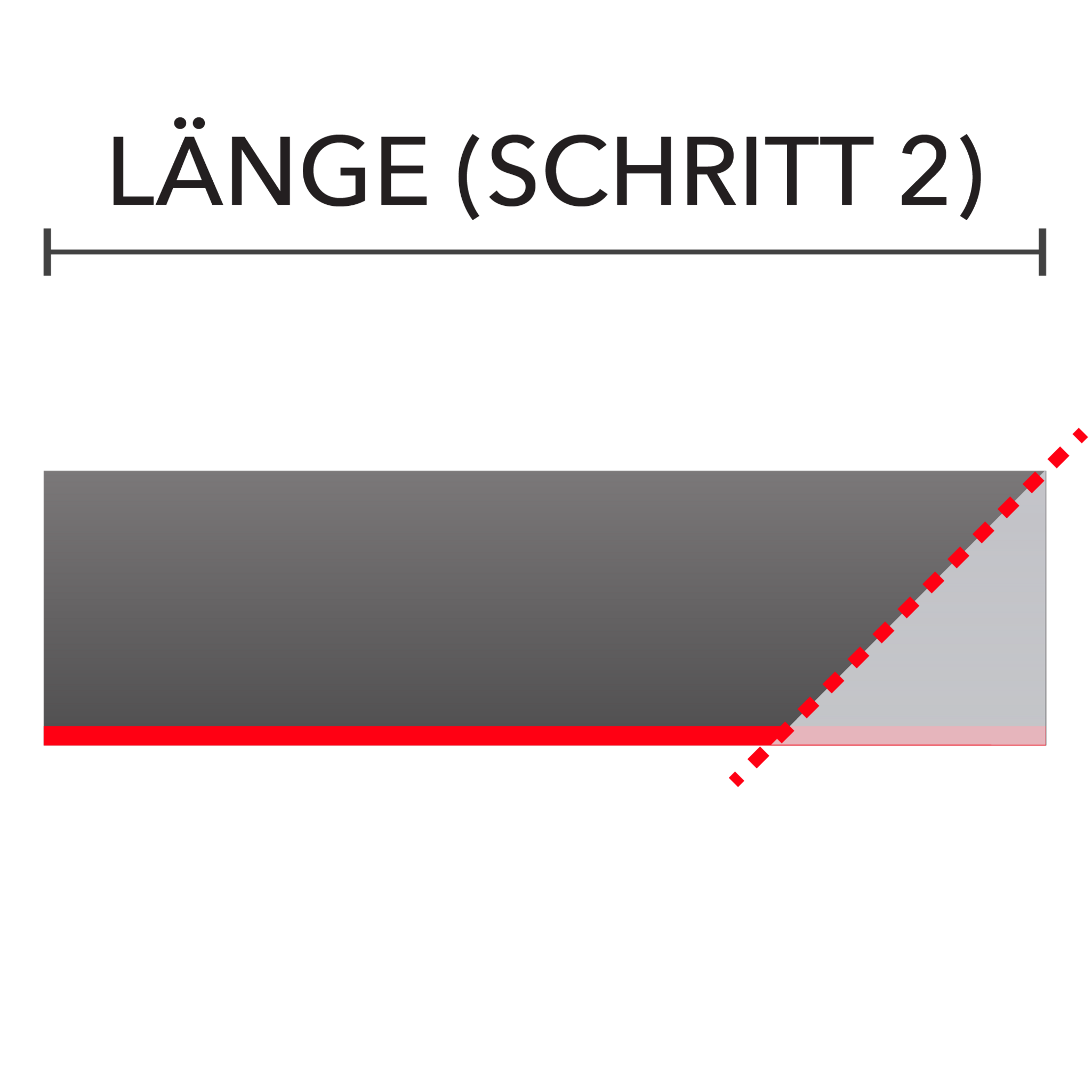 Gehrung rechts (außen)