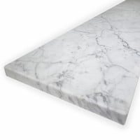 Vensterbank Bianco Carrara marmer - Gepolijst - 2 cm dik - OP MAAT