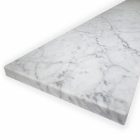 Vensterbank Bianco Carrara marmer - Gepolijst - 3 cm dik - OP MAAT