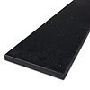 Vensterbank kwartscomposiet - Zwart spark - Gepolijst - 2 cm dik - OP MAAT - Zwarte venstertablet quarts / quartz composiet - subtiele natuursteen look met glitter