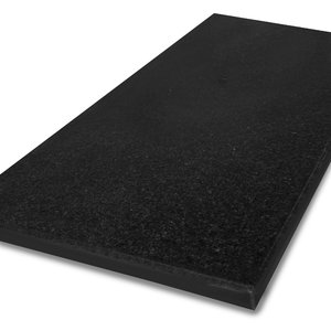Blad nero assoluto graniet - Gepolijst - 3 cm dik - OP MAAT