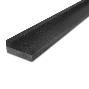 Raamdorpel vlak nero assoluto graniet - Gevlamd - 2 cm dik - OP MAAT