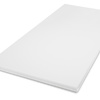 Blad marmercomposiet - Wit - gepolijst - 1,2 cm dik - OP MAAT - Tablet (meubelblad / werkblad / bovenblad) - Witte marmer composiet