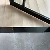 Dorpel binnendeur kwartscomposiet - Zwart - Gepolijst - 3 cm dik - OP MAAT - Binnendorpel / deurdorpel binnen / binnendeur vloerdorpel - zwarte quarts / quartz composiet