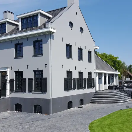 Raamdorpel afgeschuind blauwe steen - Licht gezoet arduin - 10 cm dik - OP MAAT - Waterkering / aflopende lekdorpel raam - met  waterhol & opkant - raamtablet / vensterbank buiten Belgisch hardsteen (blauw steen / blauwsteen)