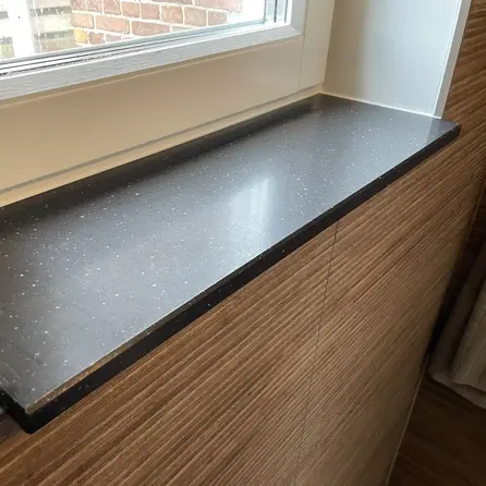 Vensterbank arduin - Donker gezoet - 2 cm dik - OP MAAT - Venstertablet / raamtablet Belgisch hardsteen (blauwe steen)