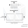 Vensterbank marmercomposiet - Perlato look - Gepolijst - 2 cm dik - OP MAAT - Venstertablet / raamtablet marmer composiet