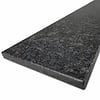 Vensterbank steel grey graniet - Gepolijst - 2 cm dik - OP MAAT - Venstertablet / raamtablet grijs graniet