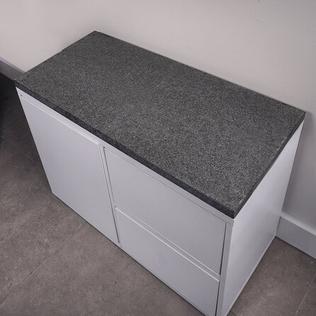 Sample - Impala graniet - Gevlamd - 10x5x2 cm  - materiaal proefstuk / monster
