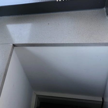 Sample - Marmercomposiet - Licht grijs - Gepolijst - 10x5x2 cm  - materiaal proefstuk / monster