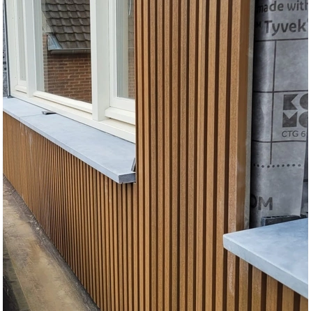 Sample - Blauwe steen - Geschuurd arduin - 10x5x2 cm  - materiaal proefstuk / monster
