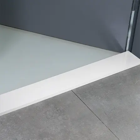 Dorpel binnendeur marmercomposiet - Wit - Gepolijst - 3 cm dik - OP MAAT - Binnendorpel / deurdorpel binnen / binnendeur vloerdorpel - witte marmer composiet Dorpel binnendeur marmercomposiet - Wit - Gepolijst - 3 cm dik - OP MAAT - Binnendorpel / deurdorpel binnen / binnendeur vloerdorpel - witte marmer composiet