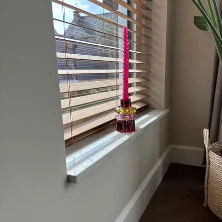 Vensterbank kwartscomposiet - Marmerlook wit - Gepolijst - 2 cm dik - OP MAAT - Venstertablet quarts / quartz composiet  - Bianco Carrara marmer optiek