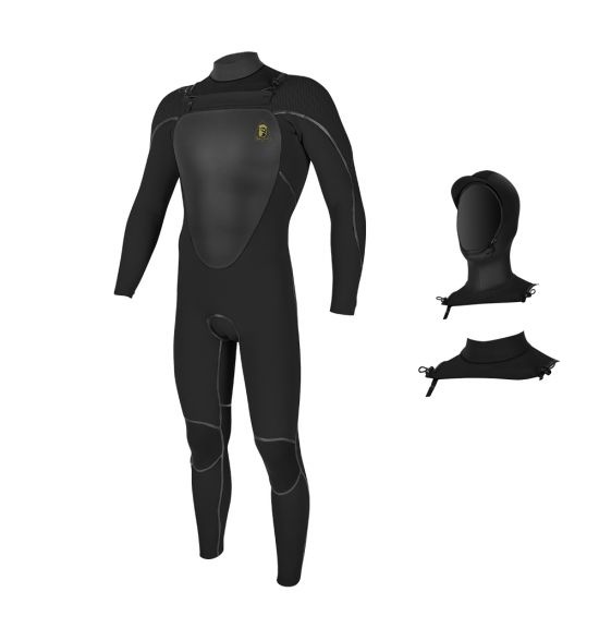 O'neill O'neill Mutant Legend 5/4 Chest Zip W/Hood Full