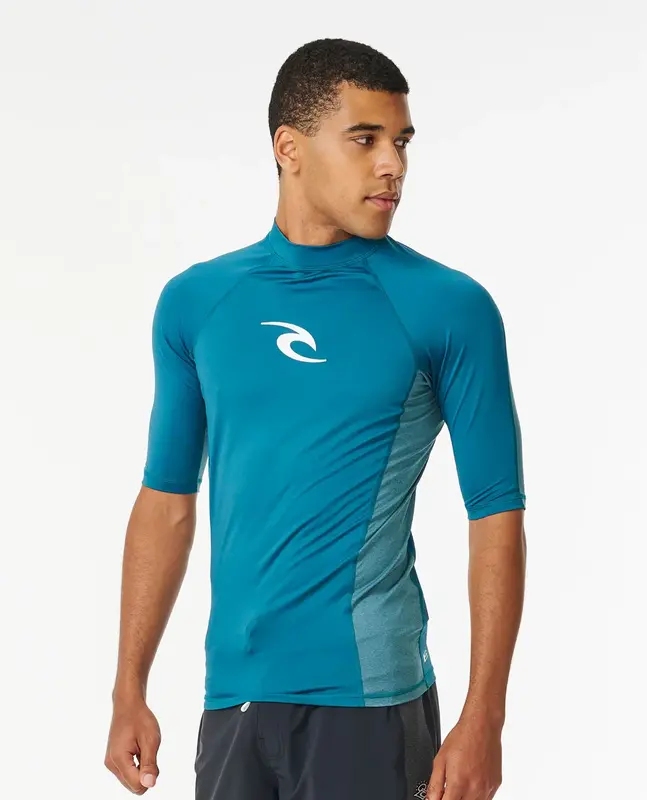 Rip Curl Rip Curl Waves UPF Perf Short Sleeve Rash Vest