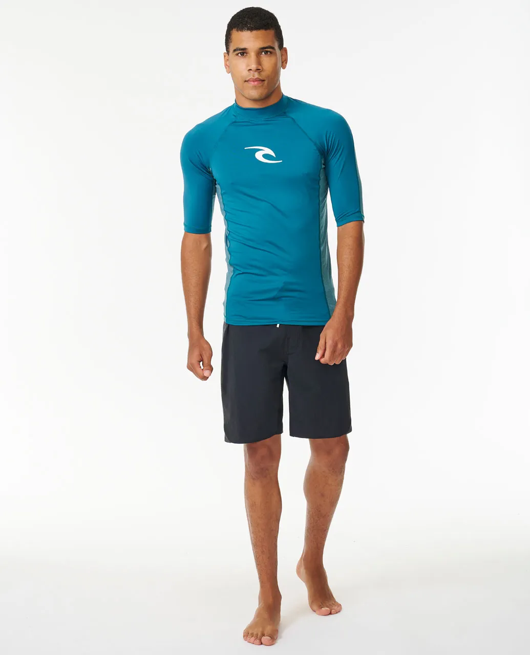 Rip Curl Rip Curl Waves UPF Perf Short Sleeve Rash Vest