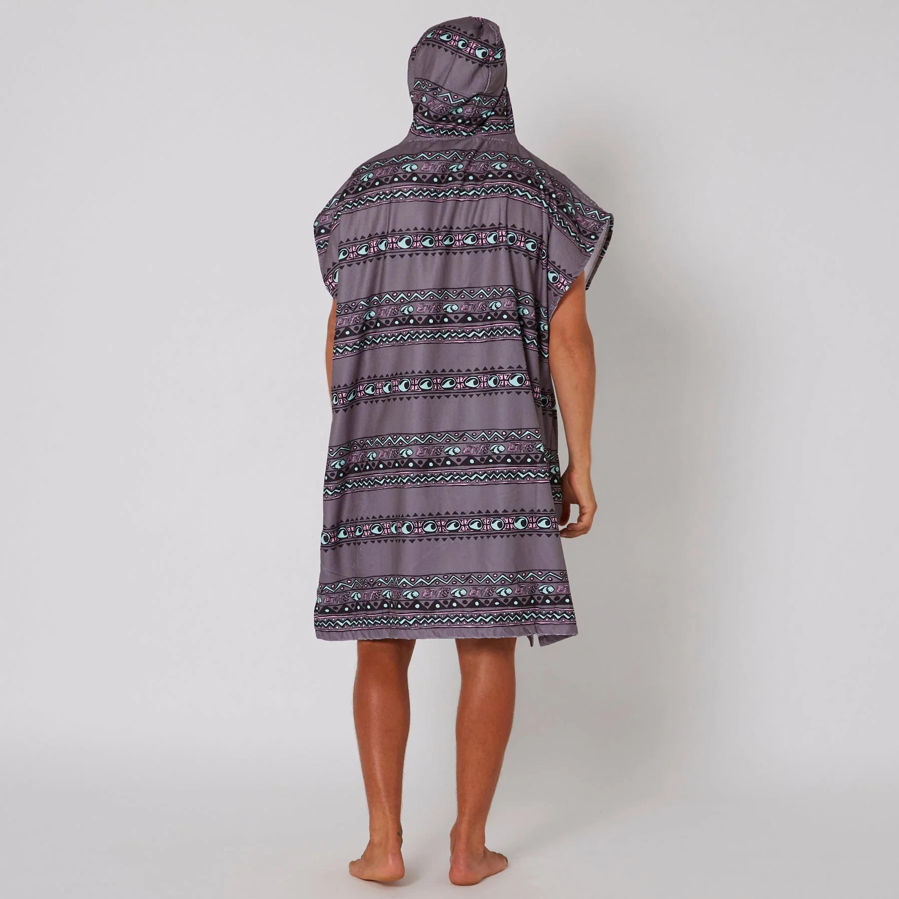 Ocean & Earth Ocean & Earth Mens Digital Hooded Poncho