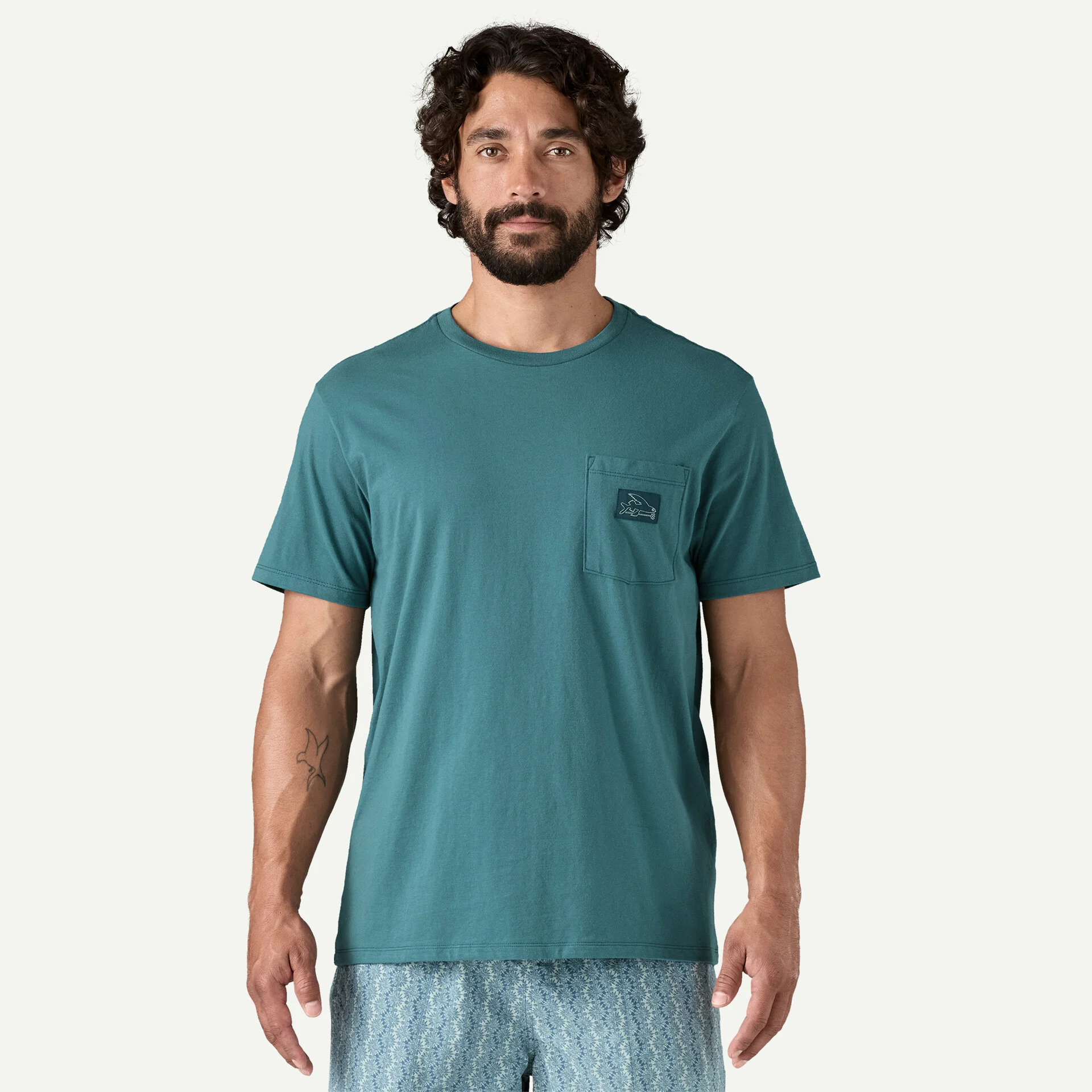 Patagonia Patagonia Flying Fish Tides Organic Pocket T-Shirt