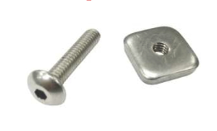 Quatro Quatro Bolt and Plate for US Box – Stainless