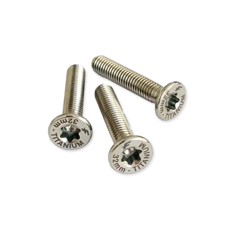 F-One M6-32mm tapered head screws (Titanium - T30 torx) x3