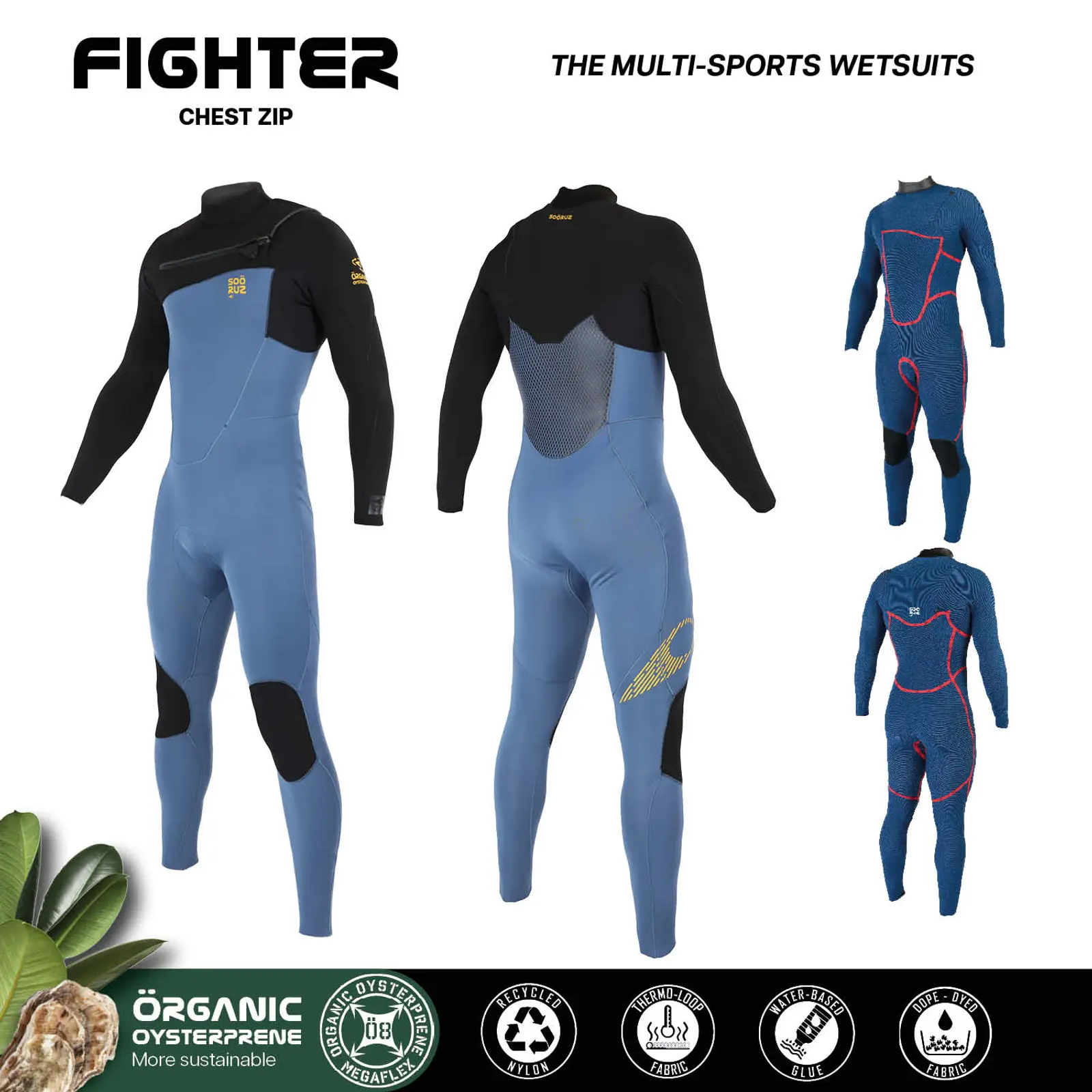 Sooruz Sooruz Fullsuit Men Fighter Chest-zip 3/2