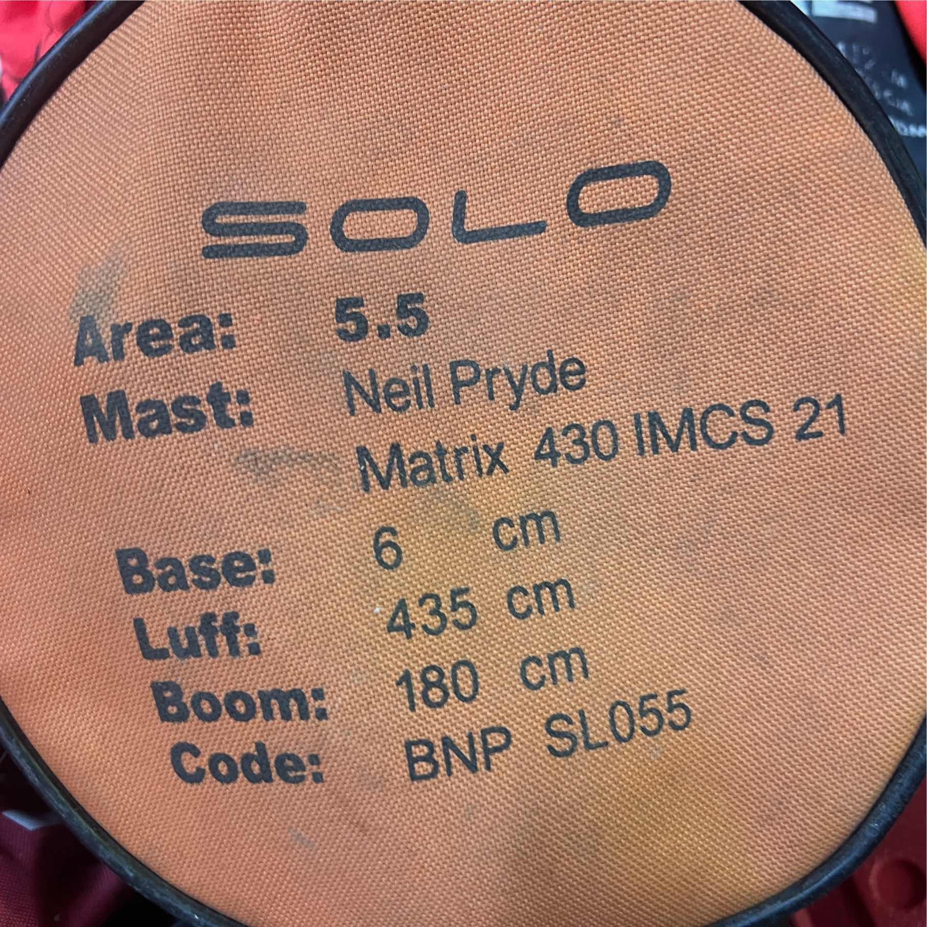 Neil Pryde Neil Pryde Solo 5.5