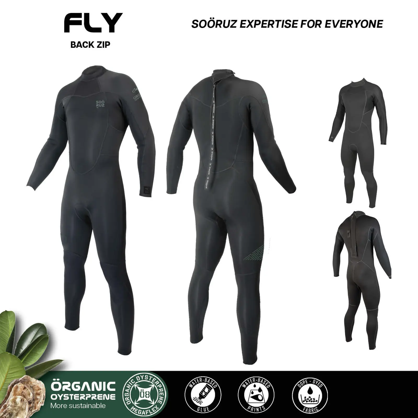 Sooruz Sooruz Fullsuit Men 3/2 Back Zip  FLY