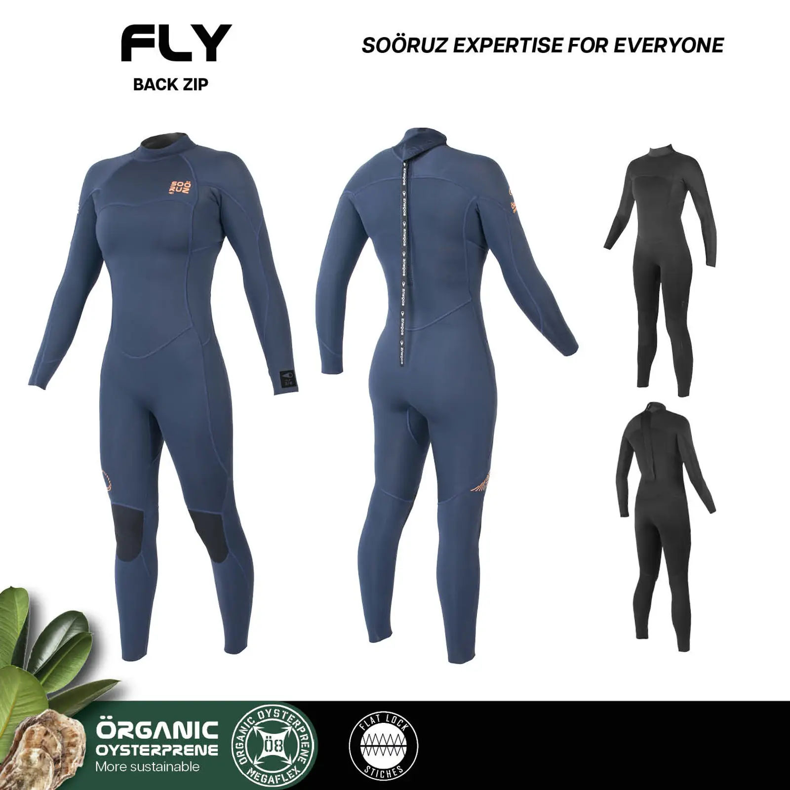 Sooruz Sooruz Fullsuit Women 3/2 Back Zip  FLY