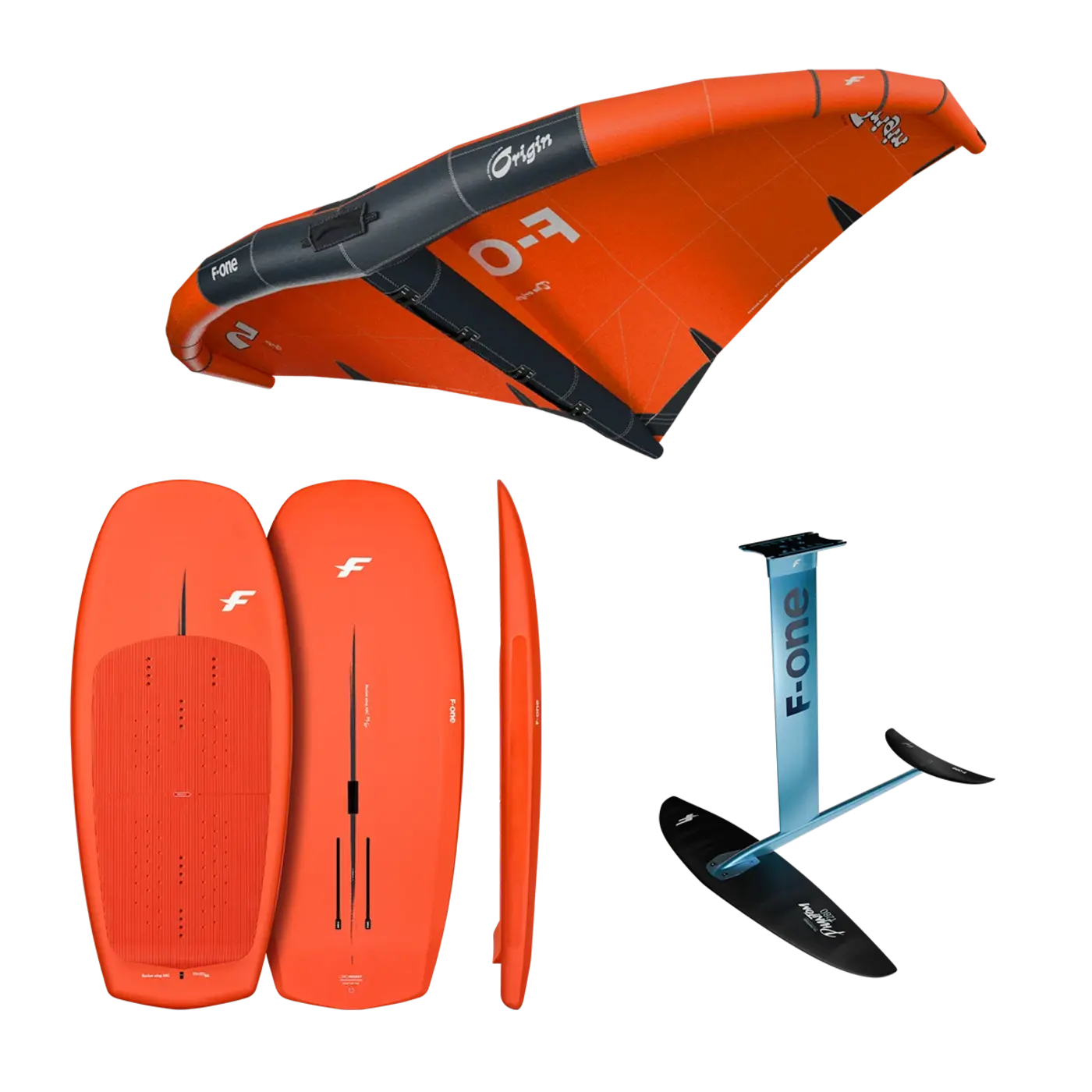 F-ONE Rocket Wing ASC 5'5 (90L) + GRAVITY FCT 2200 + Origin V2 5.0 ...