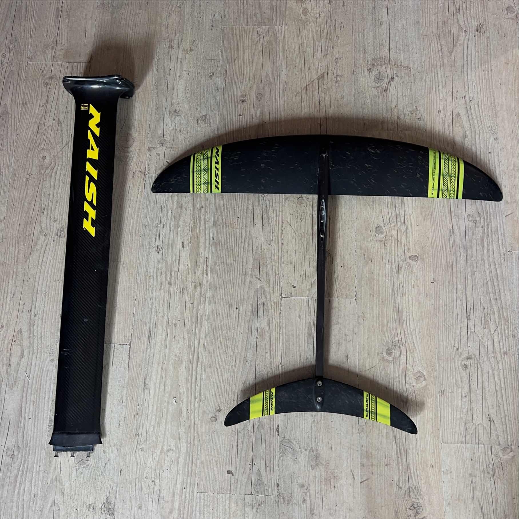 Naish S25 Foil Jet 1240 HA Complete with C35 95 carbon mast