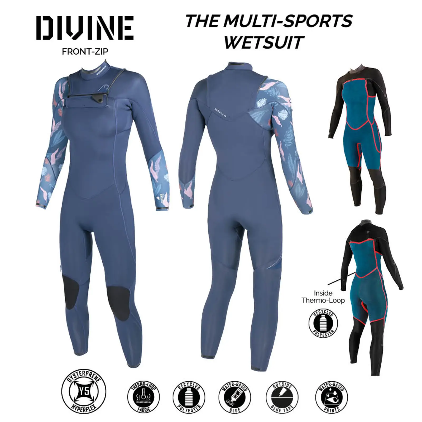 Sooruz Sooruz Fullsuit Women 5/4/3 Front-zip Divine