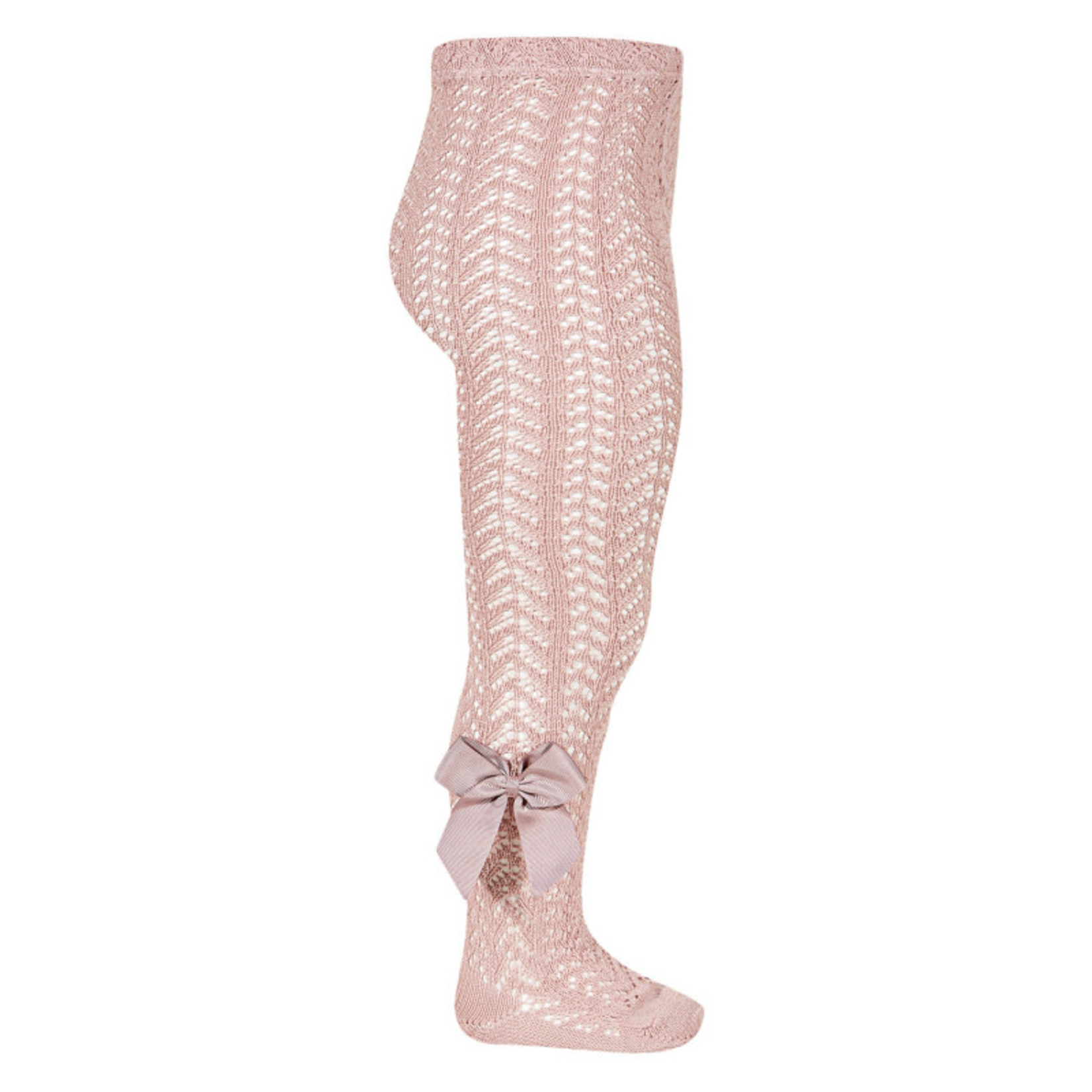 Condor Full Openwork Tight - Pale Pink