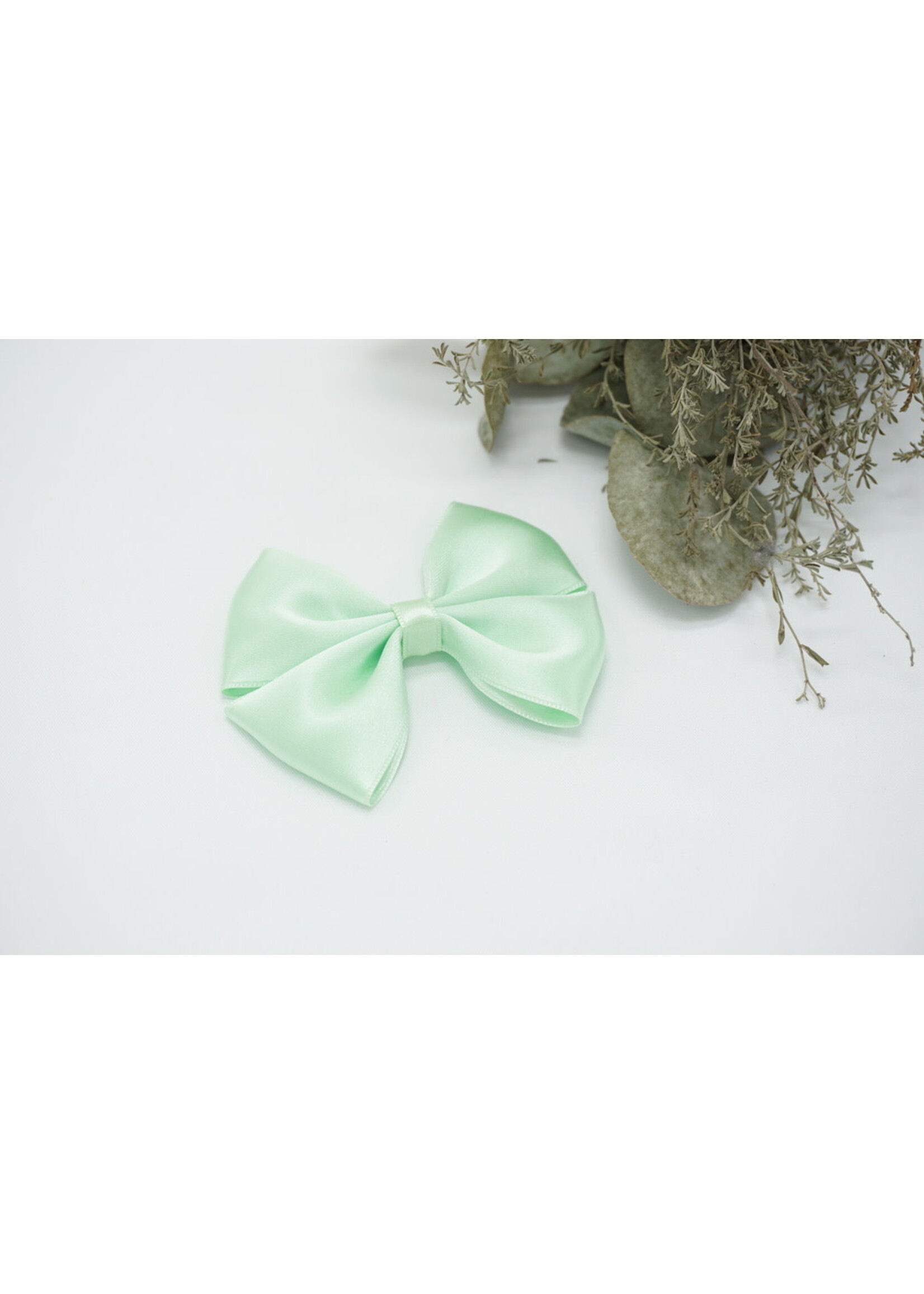 Petite Zara Copy of Satin Bow - Linen