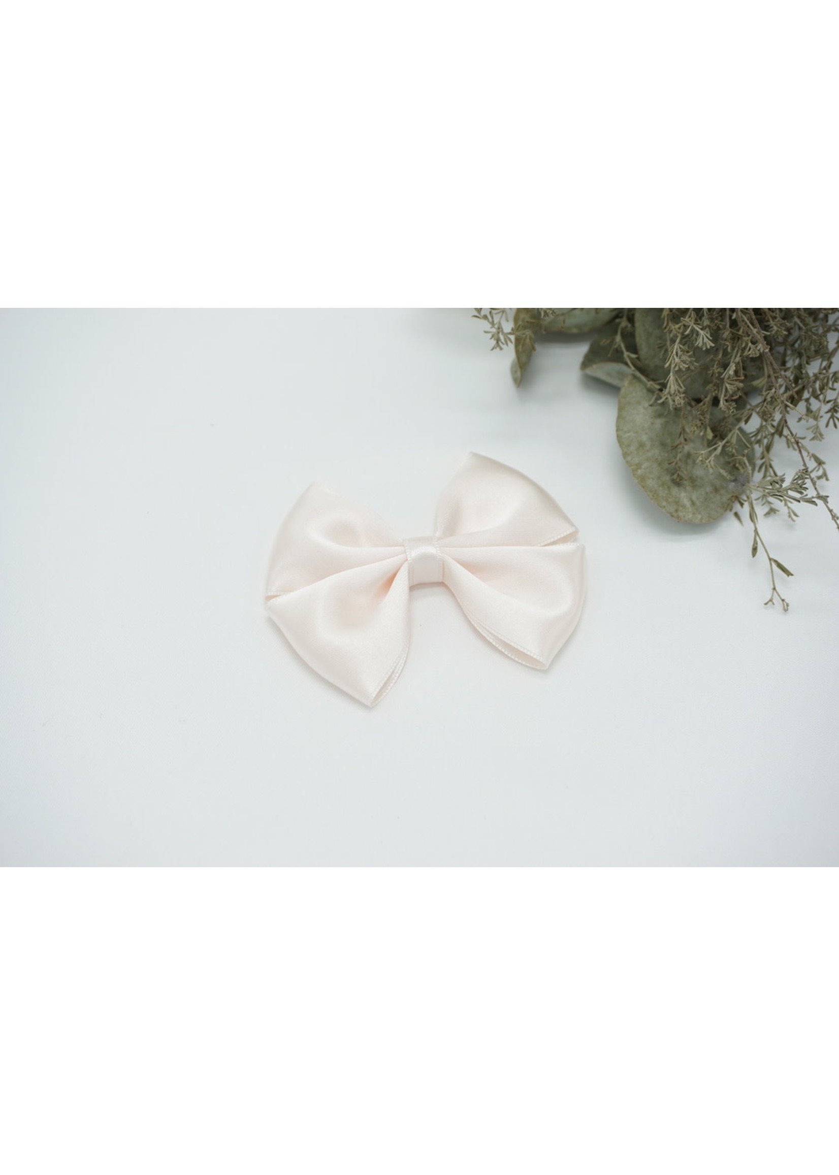 Petite Zara Copy of Satin Bow - Offwhite