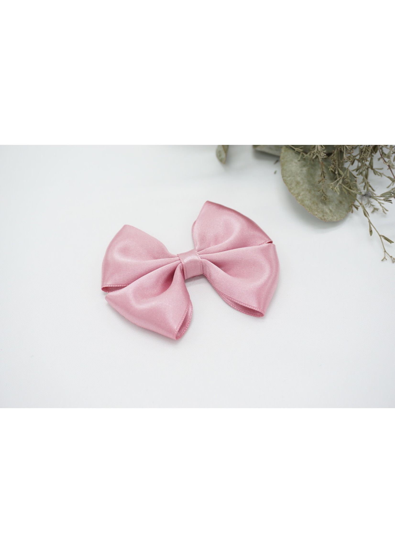 Petite Zara Satin Bow - Pale Pink