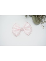 Petite Zara Satin Bow - Pearl Pink