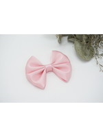 Petite Zara Copy of Satin Bow - Pink 1