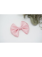 Petite Zara Satin Bow - Pink