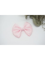 Petite Zara Copy of Satin Bow - Princess Pink 1