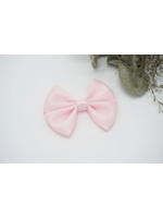 Petite Zara Satin Bow - Princess Pink