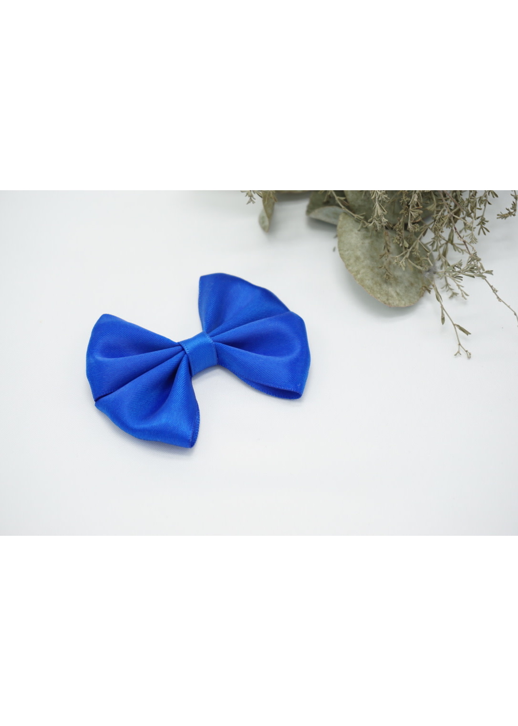 Petite Zara Satin Bow - Royal Blue