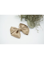 Petite Zara Copy of Satin Bow - Seashell