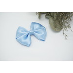Petite Zara Satin Bow - Sky Blue