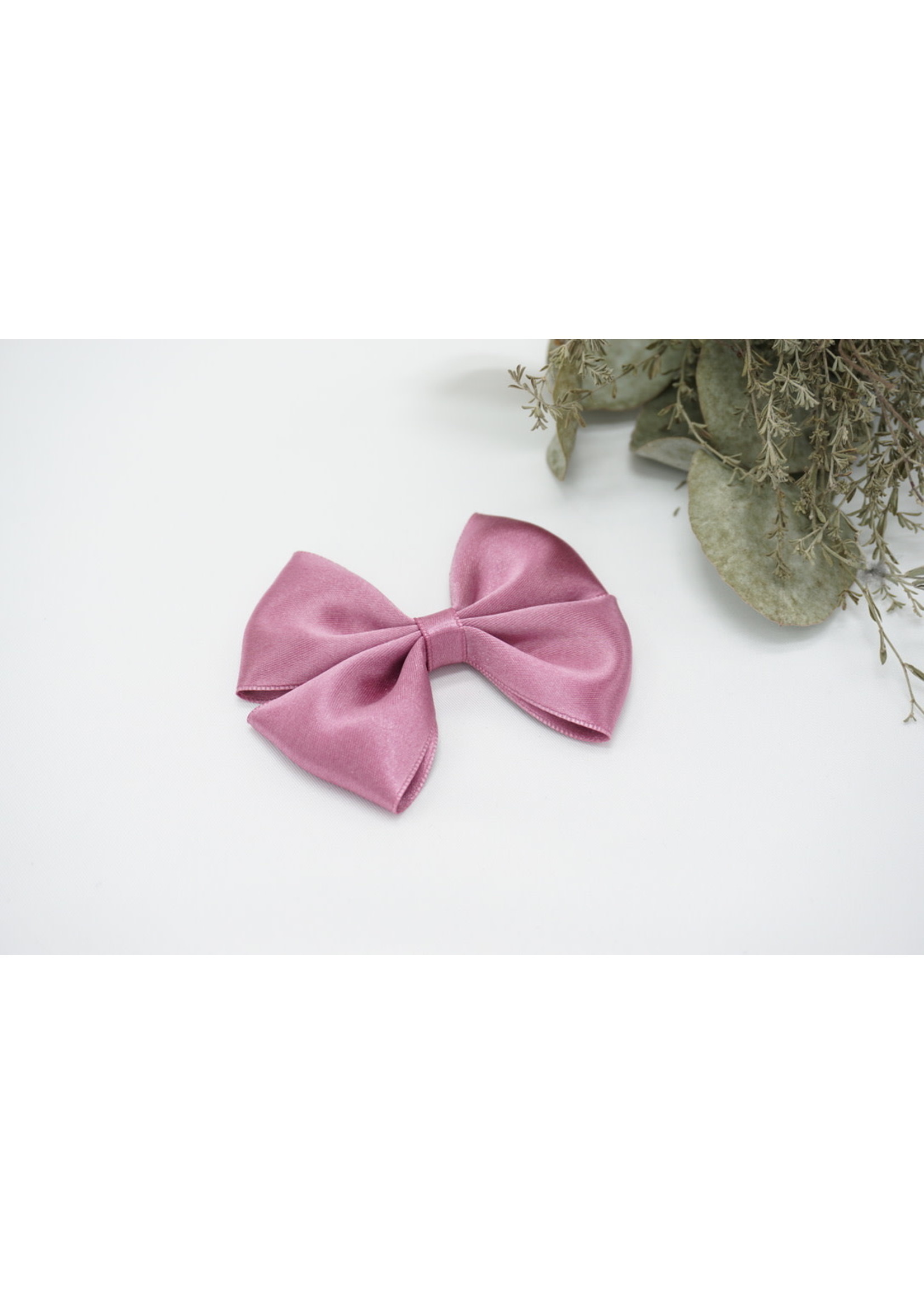 Petite Zara Satin Bow - Amethyst