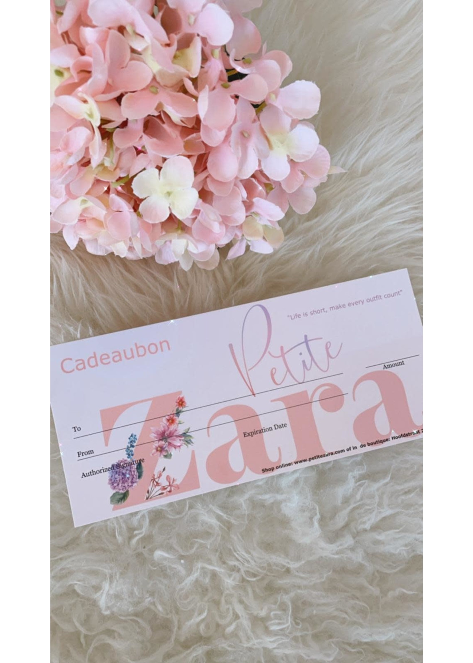 Petite Zara Cadeaubon € 25,00